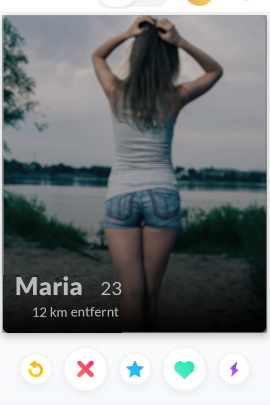 profil dating app frau