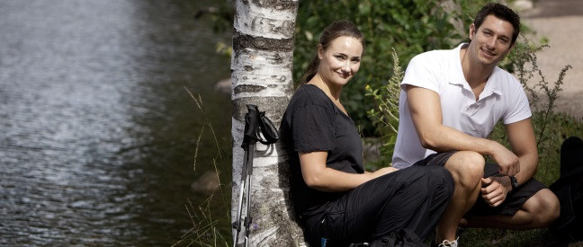 Mann und Frau haben platonische Freundschaft